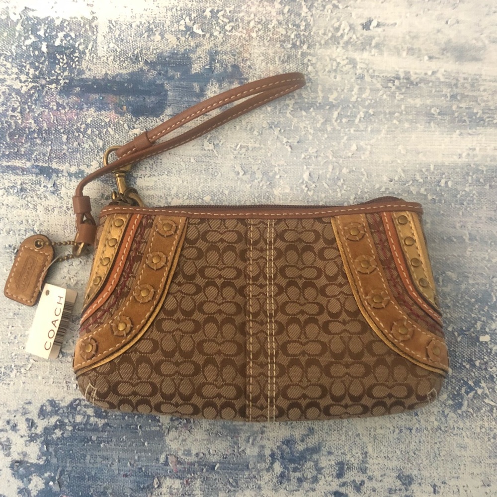 Coach Vintage Signature Wristlet